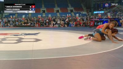 155 lbs Semis - Amalia Djoumessi, IA vs Janiya Johnson, TN