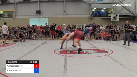 125 kg Round Of 16 - Anthony Cassioppi, IOWA vs Brendan Furman, Cornell