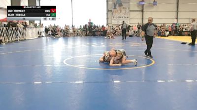 88 lbs Round 4 - 2:15pm Saturday - Jack Beegle, PA Gold vs Levi Ormsby, Iowa Black