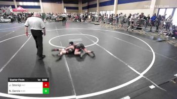 81 lbs Quarterfinal - Josiah Deonigi, Mat Demon WC vs Niko Garcia, Rebel WC