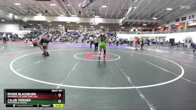 197 lbs Champ. Round 3 - Ryker Blackburn, University Of Saint Mary (KS) vs Caleb Werner, Providence (Mont.)