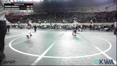 80 lbs Consi Of 16 #2 - Gunner Leverich, Cushing vs Hayden Beckwith, Miami