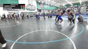 190 lbs Champ. Round 2 - Davis Davieir, Moreno Valley vs Gilberto Peralta, Beaumont