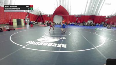 132 lbs Round 3 (8 Team) - Miles Wildman, Minnewaska vs Segan Cartwright, Team X