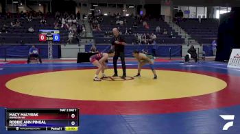 59 kg Quarterfinal - Macy Malysiak, Hamilton WC vs Robbie Ann Pingal, Edmonton WC