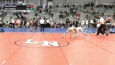 145 lbs Round Of 16 - Logan Rhodes, Attrition Wrestling Gold - HSB vs Max Johnson, Prestige Worldwide - HSB