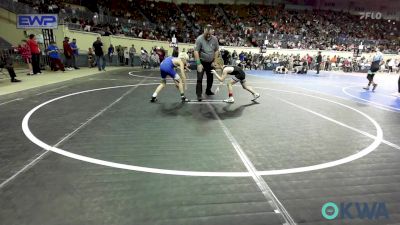 75 lbs Consi Of 16 #2 - Brady Hembree, Wyandotte Youth Wrestling vs Bandy Johnson, Checotah Matcats