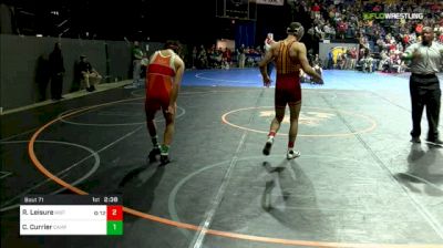 141 lbs Round Of 32 - Ryan Leisure, Iowa State vs Clayton Currier, Campbell
