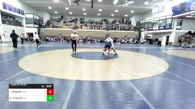 141 lbs Consi Of 16 #2 - Ian Oswalt, Unattached-Brown vs Cole French, University At Buffalo