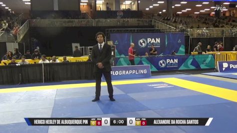 Alexandre Da Rocha Santos vs Herico Hesley De Albuquerque Pin 2025 Pan Jiu Jitsu IBJJF Championship