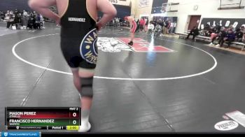 285 lbs Champ. Round 2 - Mason Perez, Othello vs Francisco Hernandez, Wapato