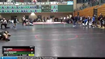 126 lbs Cons. Round 5 - Alex Reinhart, La Costa Canyon vs Eli Honsa, Del Oro