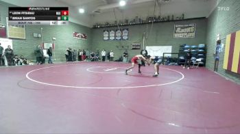 144 lbs Cons. Round 6 - Brian Santos, Ramona (Riverside) vs Leon Fitarau, King, Martin Luther