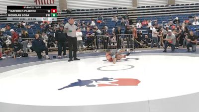63 lbs Cons. Quarters - Nicholas Sosa, Black Flag Wrestling Academy Inc vs Maverick Paminto, The Best Wrestler