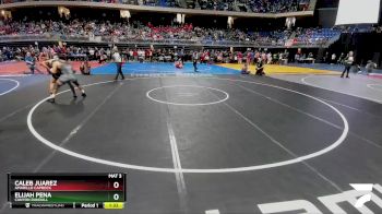 5A 150 lbs Semifinal - Elijah Pena, Canyon Randall vs Caleb Juarez, Amarillo Caprock