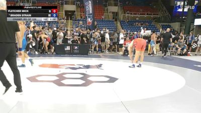 190 lbs Champ. Rd Of 128 - Fletcher Mick, IA vs Braden Strain, OK