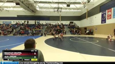 56 lbs Quarterfinal - Brantley Druffel, Lionheart Wrestling Club vs Alfa Jordan, Prometheus Wrestling Club