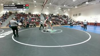 144 lbs 1st Place Match - Devan Clawson, Riverton vs Jackson Streeter, Pinedale