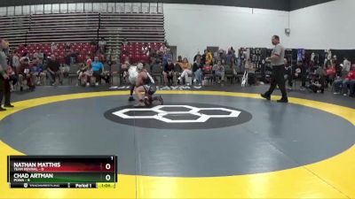 105 lbs Placement Matches (8 Team) - Nathan Matthis, Team Revival vs Chad Artman, POWA