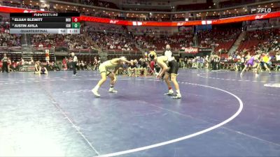 3A-150 lbs Quarterfinal - Justin Avila, Iowa City, West vs Elijah Blewitt, Indianola