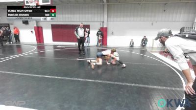 76 lbs Consolation - James Hightower, Watonga Youth Wrestling vs Tucker Jenkins, Tonkawa Takedown Club