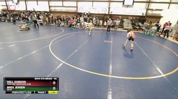 82 lbs Champ. Round 2 - Will Gordon, True Grit Wrestling Club vs Brex Jensen, Delta