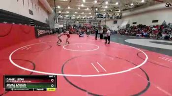 120 Boys Cons. Round 4 - Brake Larsen, Florence High School vs Daniel Leon, Betterman Elite Wrestling