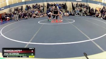 49 lbs Round 2 (10 Team) - Enzo Hillenburg, Bloomington South Wrestling Club vs Remington Mayfield, Franklin Wrestling Club