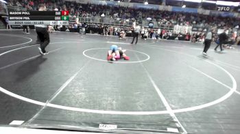 92 lbs Round Of 16 - Mason Poll, Sabers Wrestling vs Bryson Feil, Cougar WC