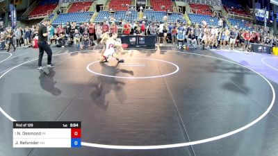 126 lbs Rnd Of 128 - Nathan Desmond, PA vs Jackson Refsnider, MN