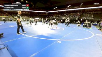 120 Class 1 lbs Semifinal - Brandon Brewer, Versailles vs Audy Clark, St. Mary`s South Side