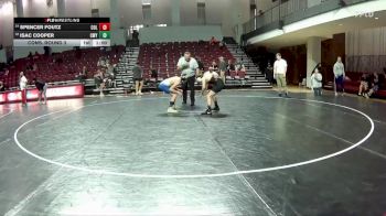 106 lbs Cons. Round 3 - Isac Cooper, Castlewood Youth Wrestling vs Spencer Foutz, Hickory Wrestling Club