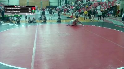 285 lbs Cons. Semi - Carter Sparks, Unattached vs Drake Champlin, Unattached