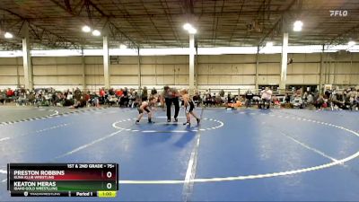 75+ Round 2 - Keaton Meras, Idaho Gold Wrestlling vs Preston Robbins, Kuna Klub Wrestling