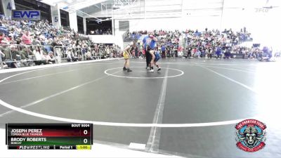 67 lbs Quarterfinal - Brody Roberts, Bobcat vs Joseph Perez, Topeka Blue Thunder