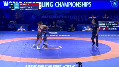 67 kg Final 3-5 - Mohammadreza Abdolhamid Geraei, Iran vs Slavik Galstyan, Armenia