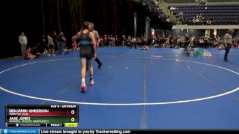 110 lbs Cons. Semi - Jase Jones, Immortal Athletic Wrestling Cl vs Benjamin Anderson, Indee Mat Club