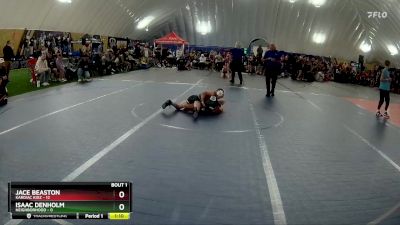 76 lbs Finals (2 Team) - Jace Beaston, Kardiac Kidz vs Isaac Denholm, Neighborhood