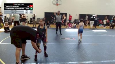 65/70 Round 2 - Jayliannes Hardguittini, Mighty Warriors Wrestling Acad vs Braylei Morgan, LA Elite Wrestling