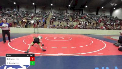 70 lbs Quarterfinal - Gage Garner, Troup Wrestling vs Colton Gornto, Pedraza Wrestling