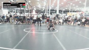 115 lbs Semifinal - Jake Benyo, Mat Assassins Black - HSC vs Vince Von Bernewitz, Team Shutt Mau Mau - HSC