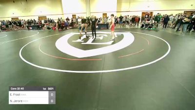 65 kg Cons 32 #2 - Evan Frost, Iowa vs Nathan Jerore, Michigan