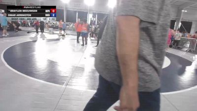 285 lbs Cons. Sub-quarters - Braylen Meeuwsen, Michigan Premier vs Omar Arrington, Bad Karma
