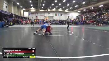 182 lbs Semis & 1st Wrestleback (8 Team) - Caleb Schwerdtfeger, Lincoln East vs Antonio Granados, Columbus