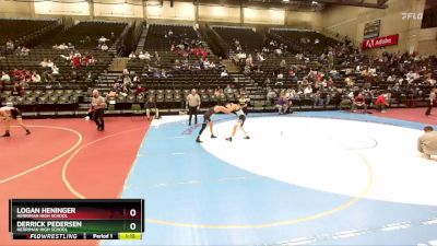 116 lbs Cons. Semi - Derrick Pedersen, Herriman High School vs Logan Heninger, Herriman High School