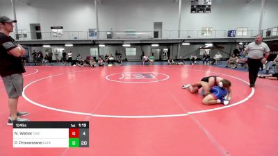 134 lbs Quarterfinal - Nick Weber, OUTSIDERS vs Phillip Provenzano, Superior Wrestling Academy