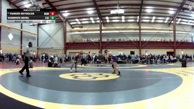 157 lbs Champ. Round 2 - Parker Reynolds, Brownsburg vs Kameron Bedel, Elder