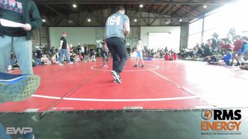 58 lbs Rr Rnd 2 - Creed Long, Mojo Mulisha 12u vs Maddox Reed, Raw Wrestling Club