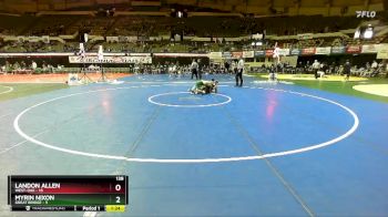138 lbs Quarters & Wb (16 Team) - Myrin Nixon, Great Bridge vs Landon Allen, West-Oak