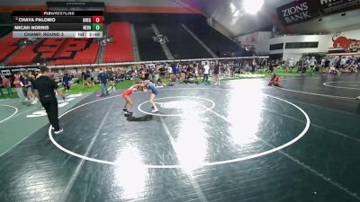 95-100 lbs Champ. Round 3 - Chaya Palomo, Oregon vs Micah Norris, Nevada